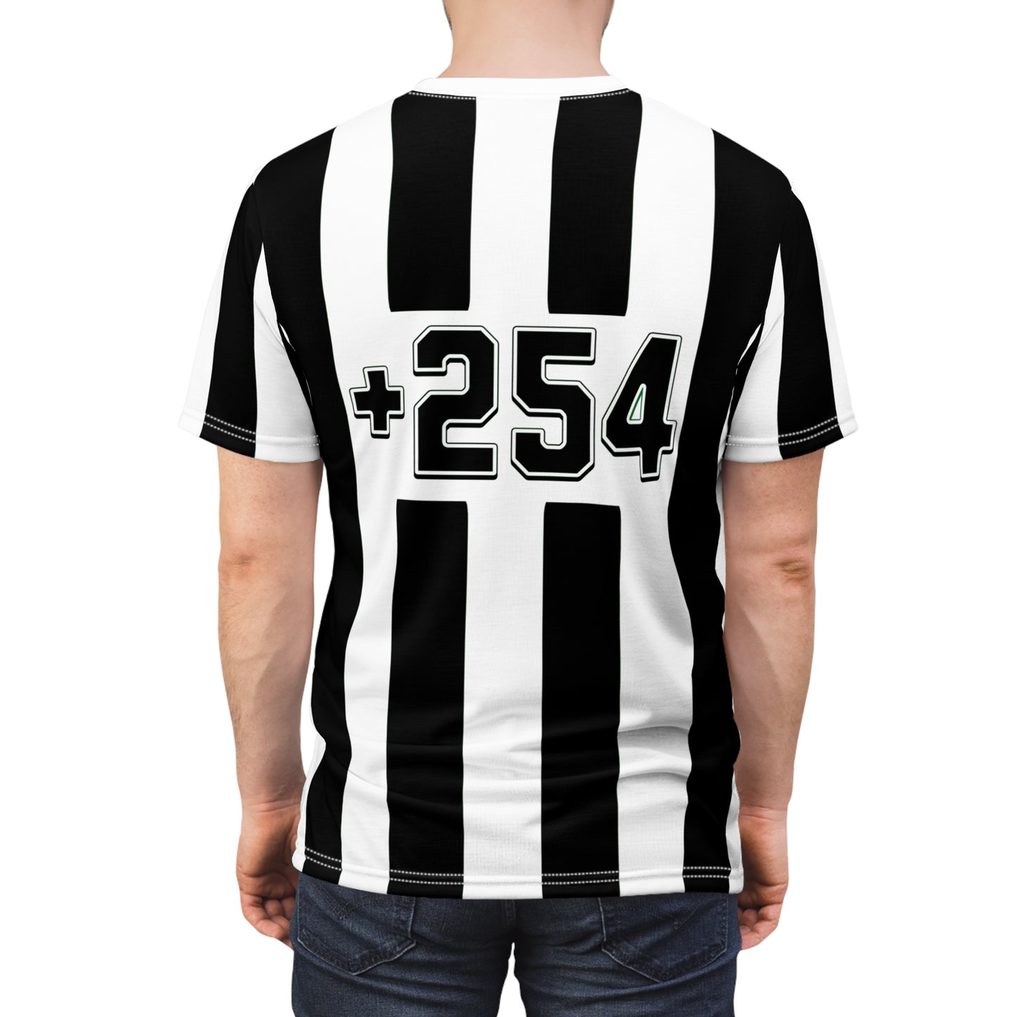 Soccer Jersey Tee - +254 Striped Design