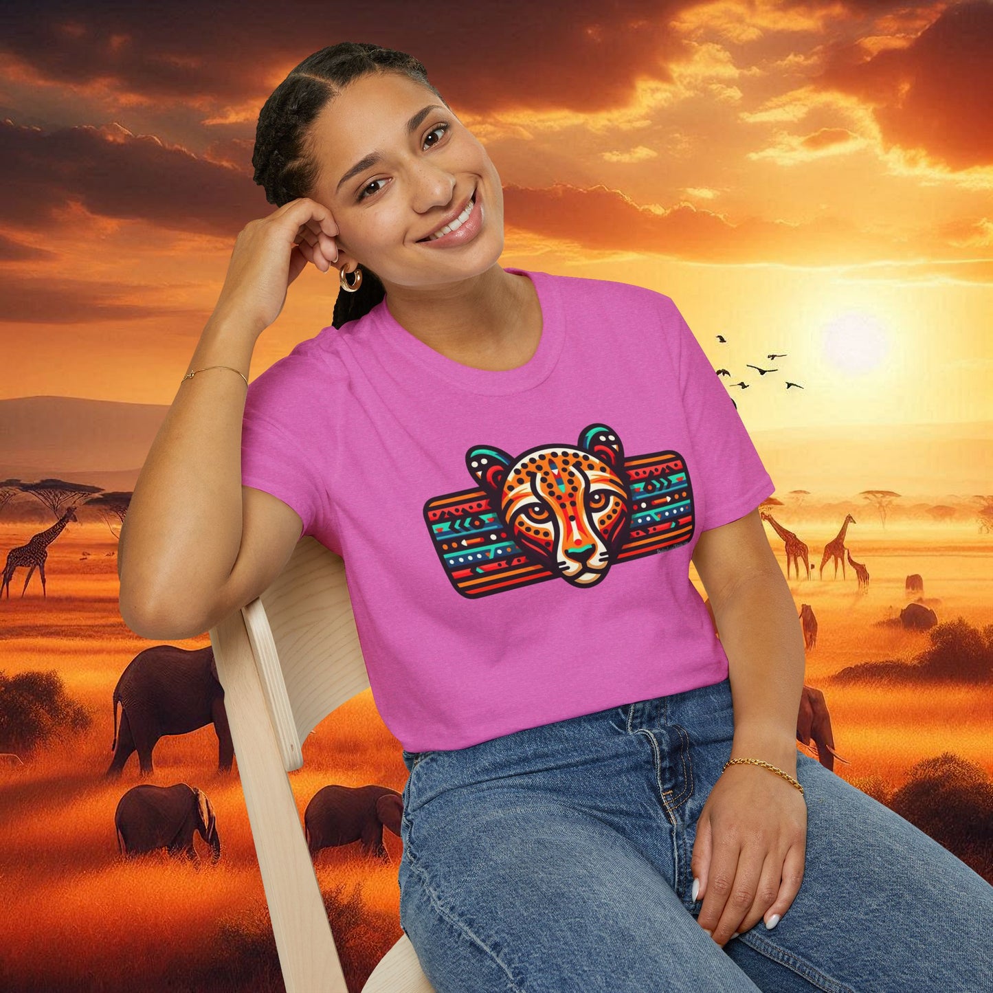 Leopard Tee Unisex Softstyle T-Shirt