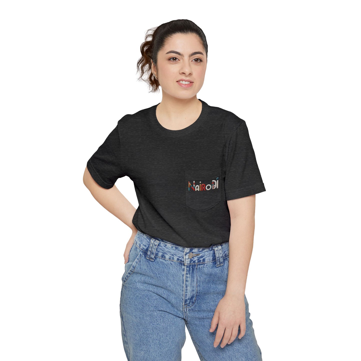 Nairobi Beaded Skyline Pocket T-shirt