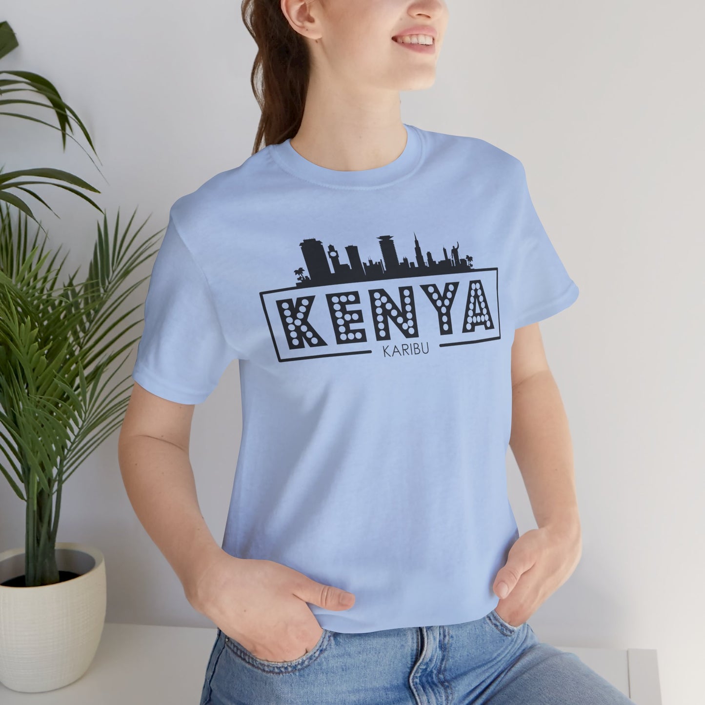 Kenya Karibu Travel Tee - Celebrate Culture & Travel
