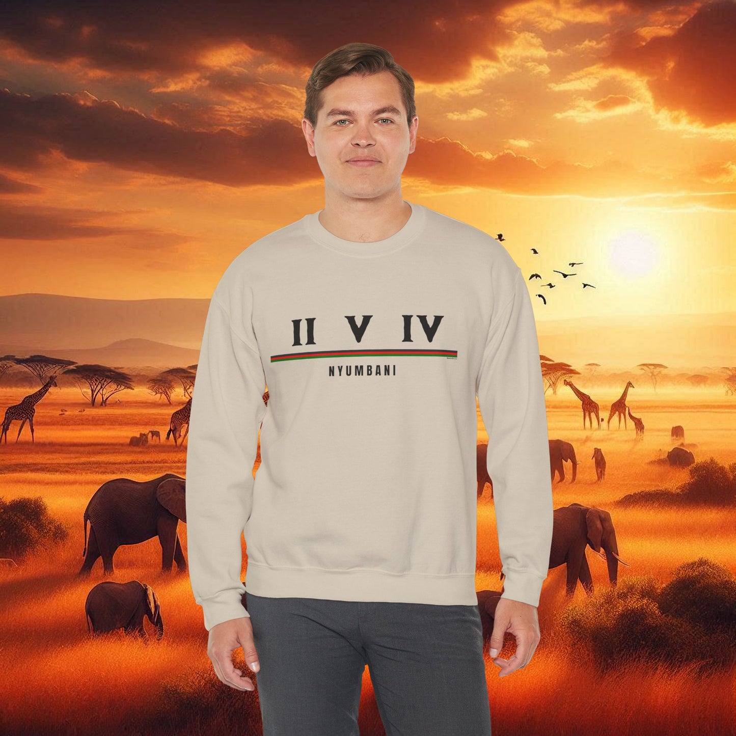 Kenyan 254 Flag Unisex Sweatshirt