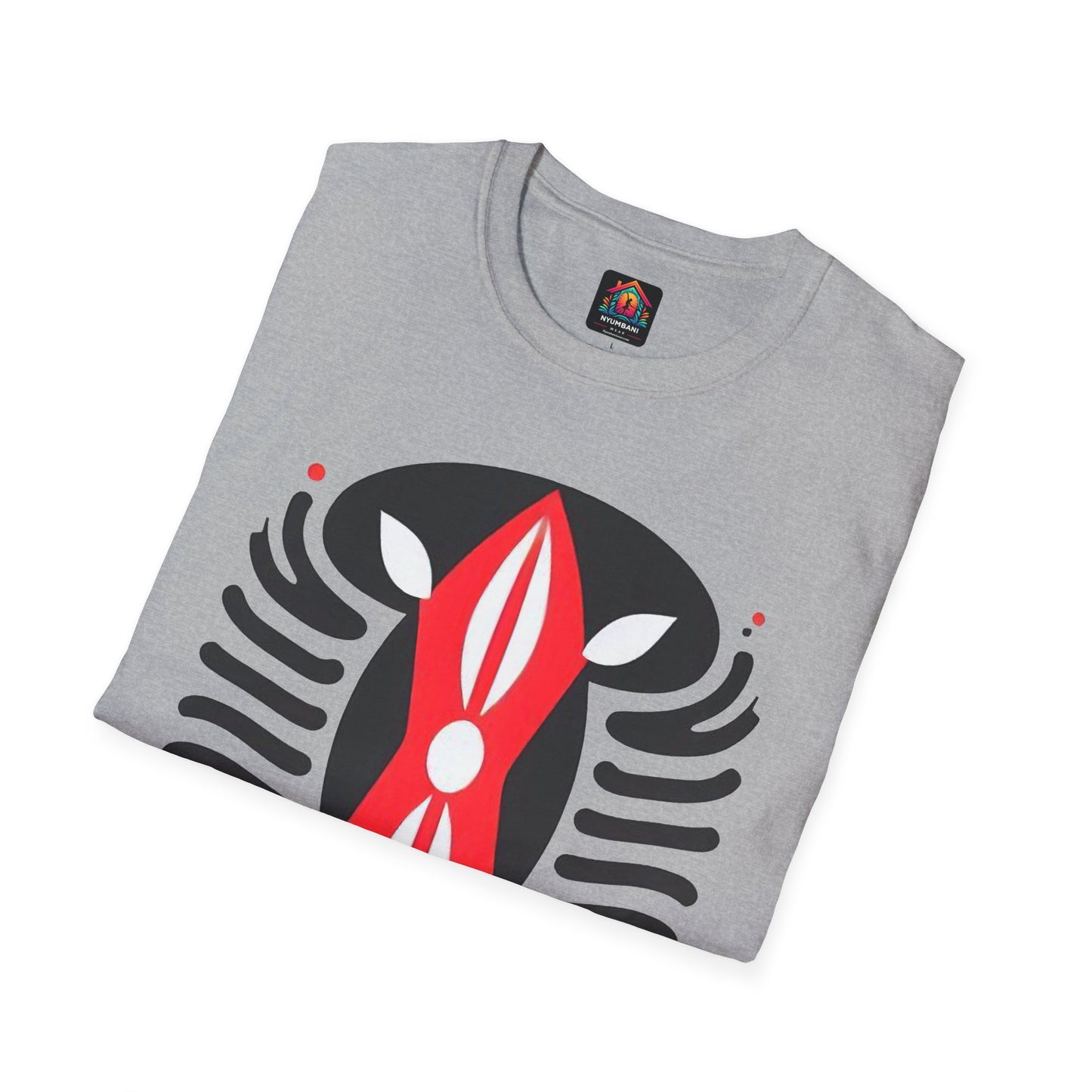Kenyan Abstract Shield Unisex Softstyle T-Shirt