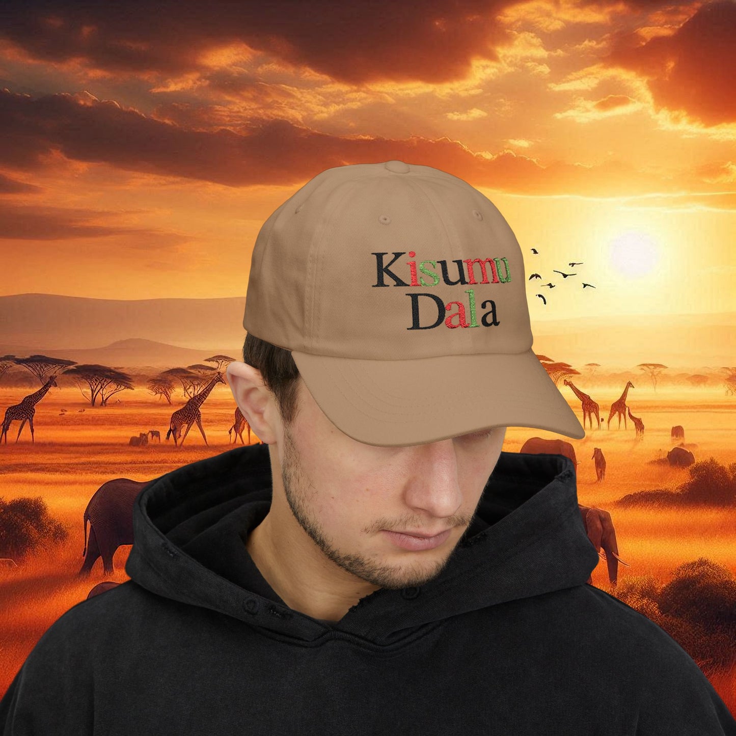Kisumu Embroidered Cap in Multi-Color