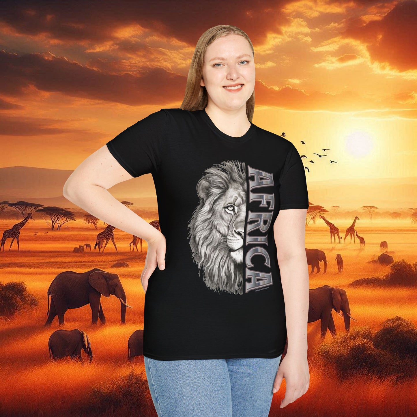 Lion Africa T-Shirt - Unisex