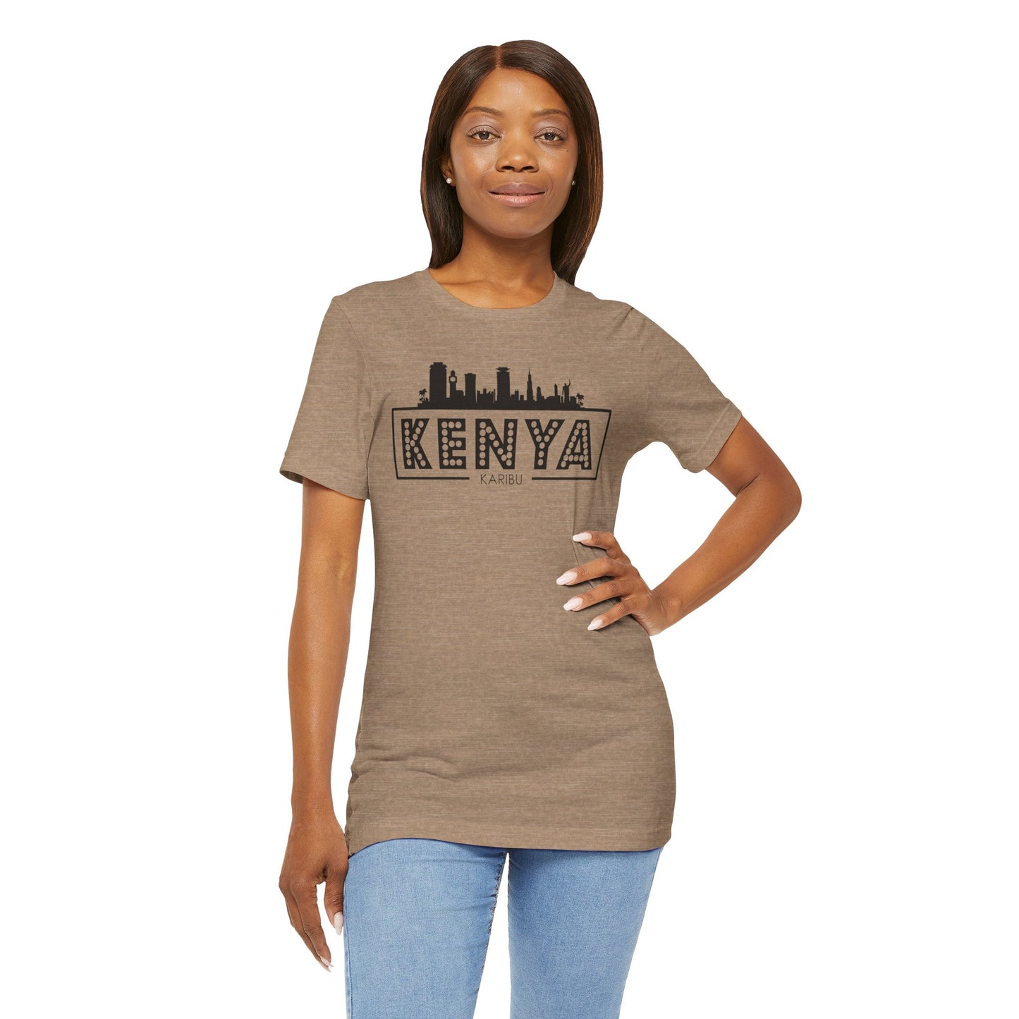 Kenya Karibu Travel Tee - Celebrate Culture & Travel