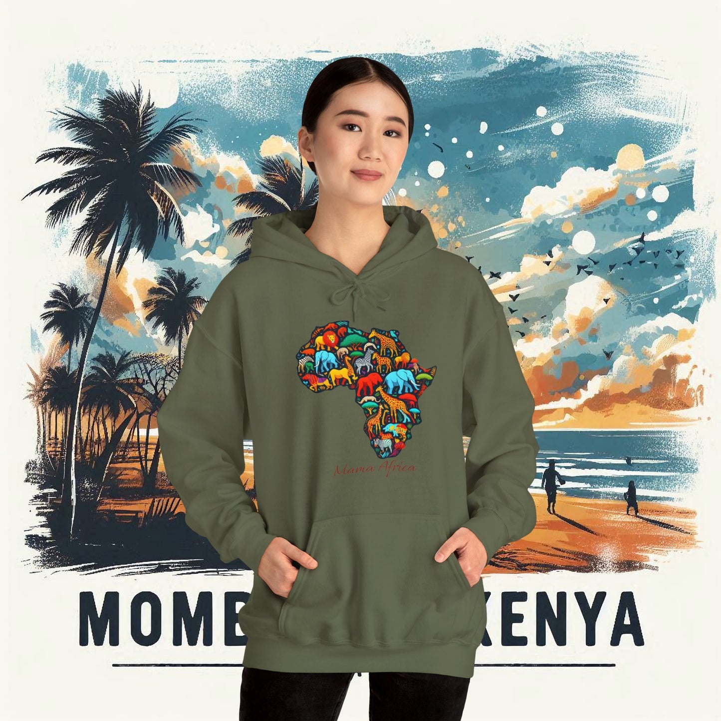 Mama Africa Unisex Heavy Blend™ Hooded Sweatshirt