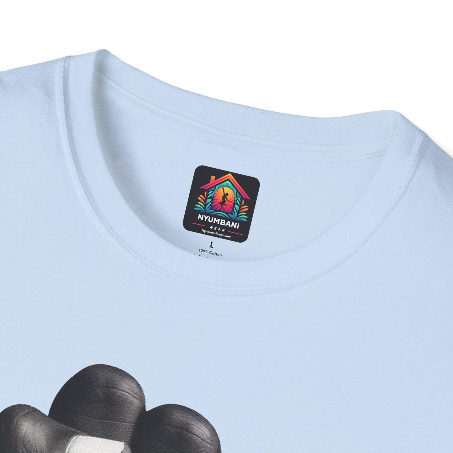 Kenyan Harambee Unisex T-Shirt with Black Fist and Kenyan Flag