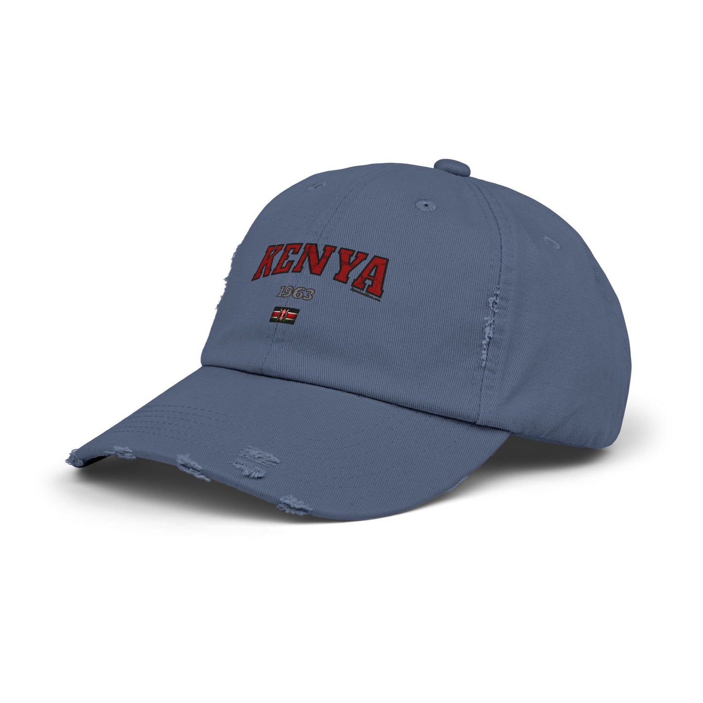 Kenya 1963 Unisex Distressed Cap
