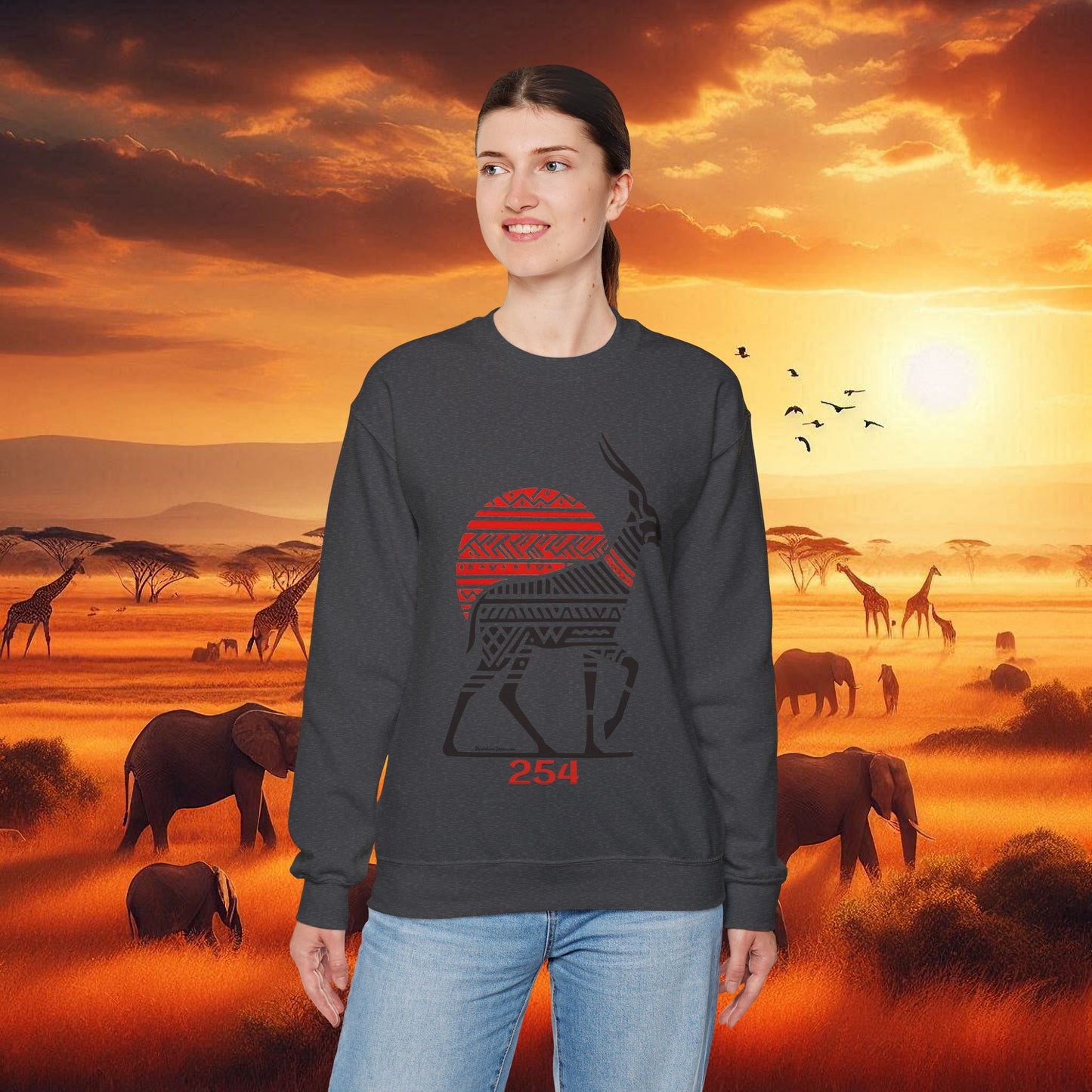 Antelope Sweatshirt - Unisex Crewneck