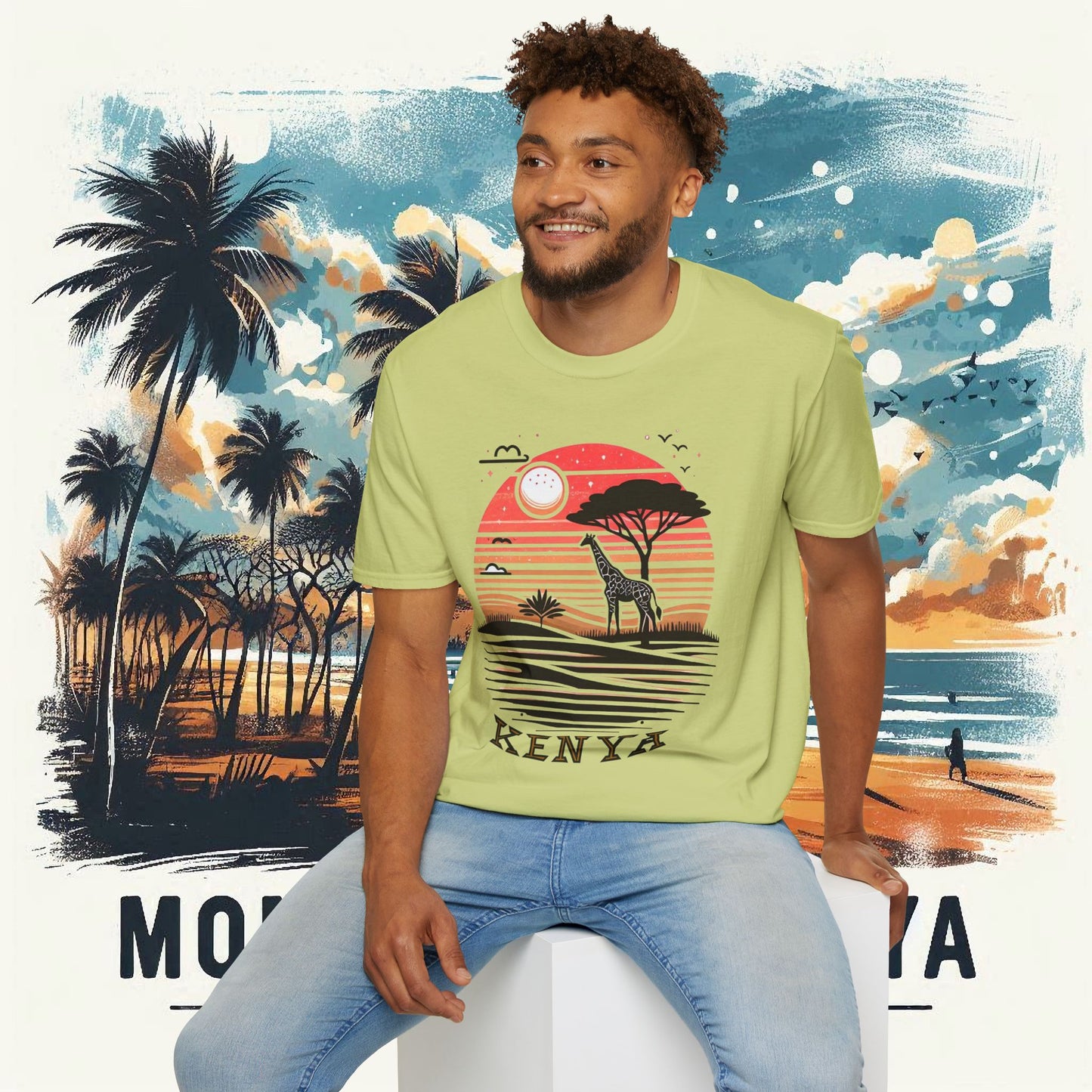 Kenya SavanUnisex Softstyle T-Shirt