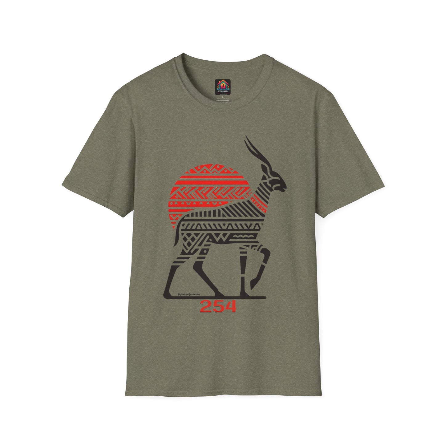 African Bead Style Impala T-Shirt