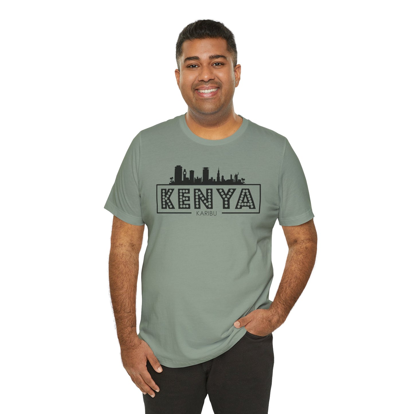 Kenya Karibu Travel Tee - Celebrate Culture & Travel