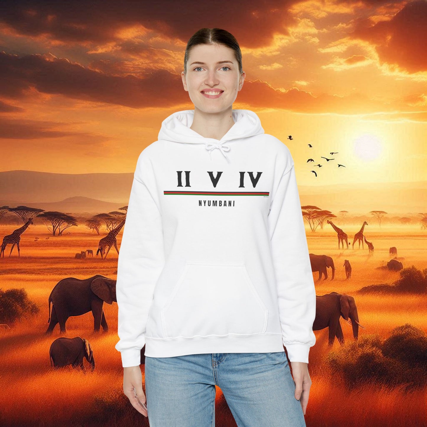 Kenya 254 Home Hooded Sweatshirt