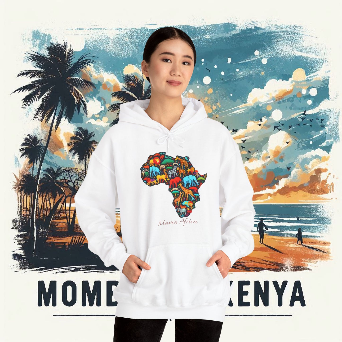 Mama Africa Unisex Heavy Blend™ Hooded Sweatshirt
