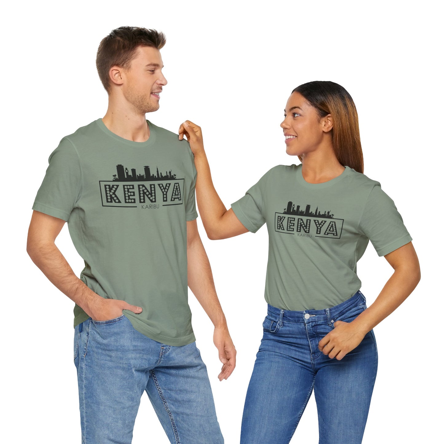 Kenya Karibu Travel Tee - Celebrate Culture & Travel