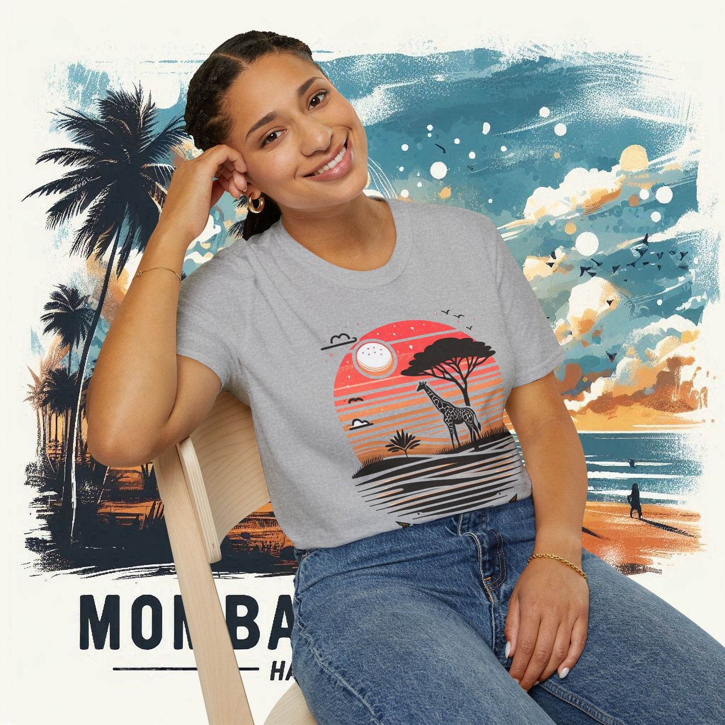 Kenya SavanUnisex Softstyle T-Shirt