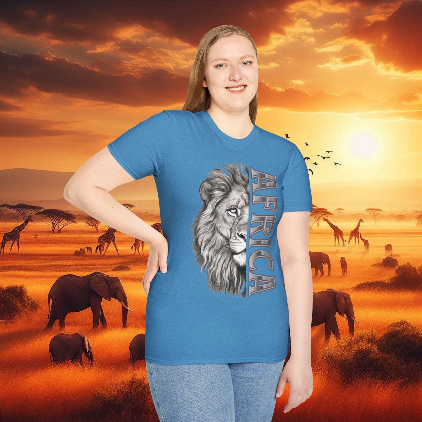 Lion Africa T-Shirt - Unisex