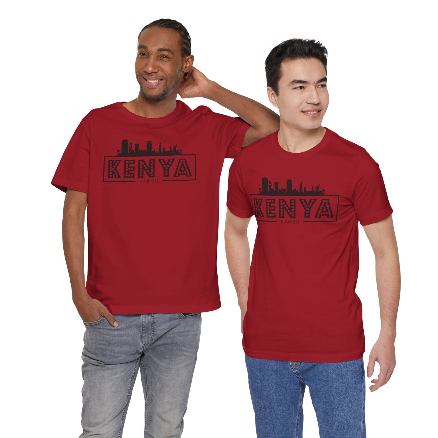 Kenya Karibu Travel Tee - Celebrate Culture & Travel
