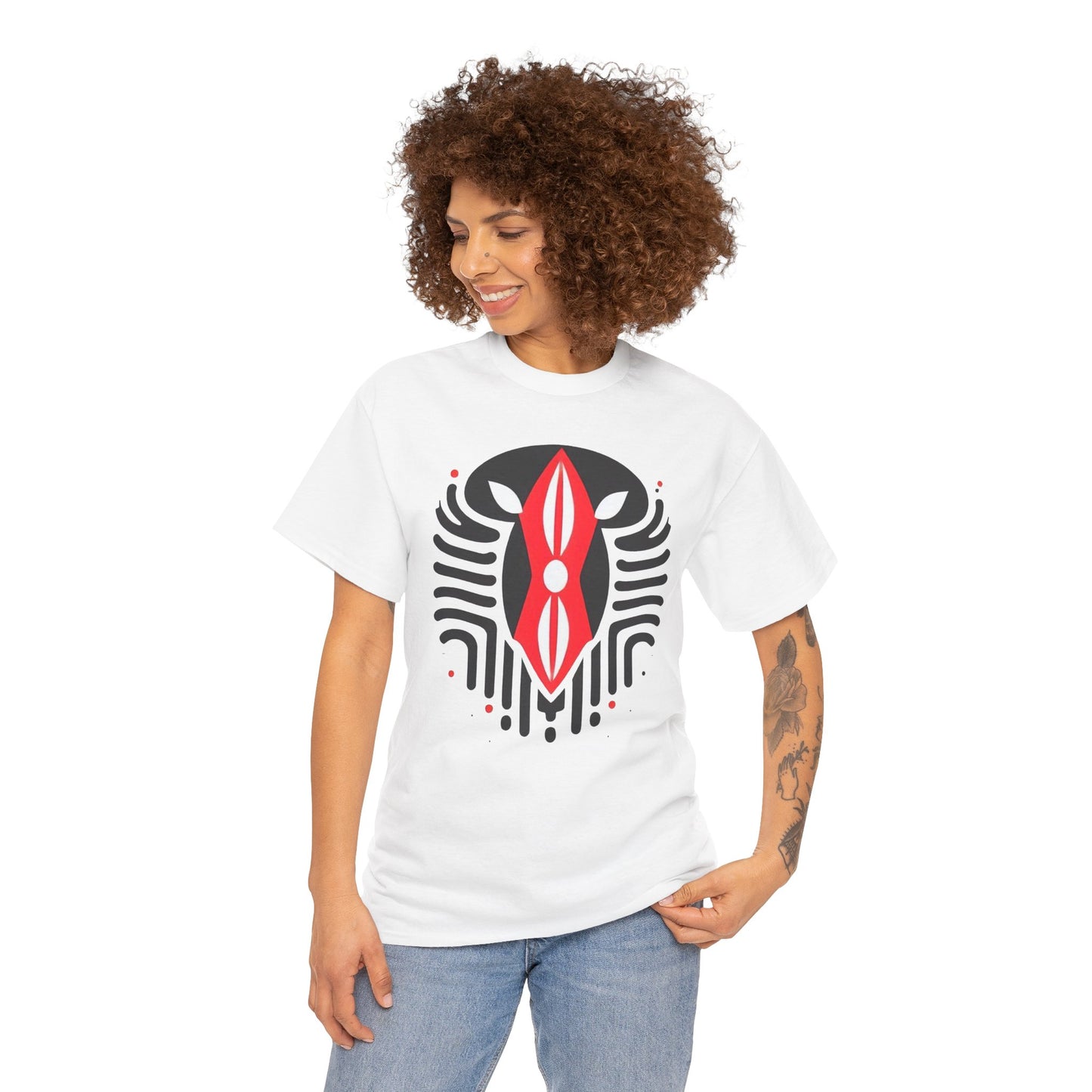 Kenyan Abstract Shield T-Shirt