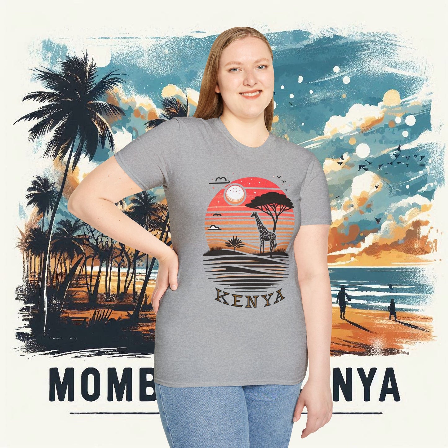Kenya SavanUnisex Softstyle T-Shirt