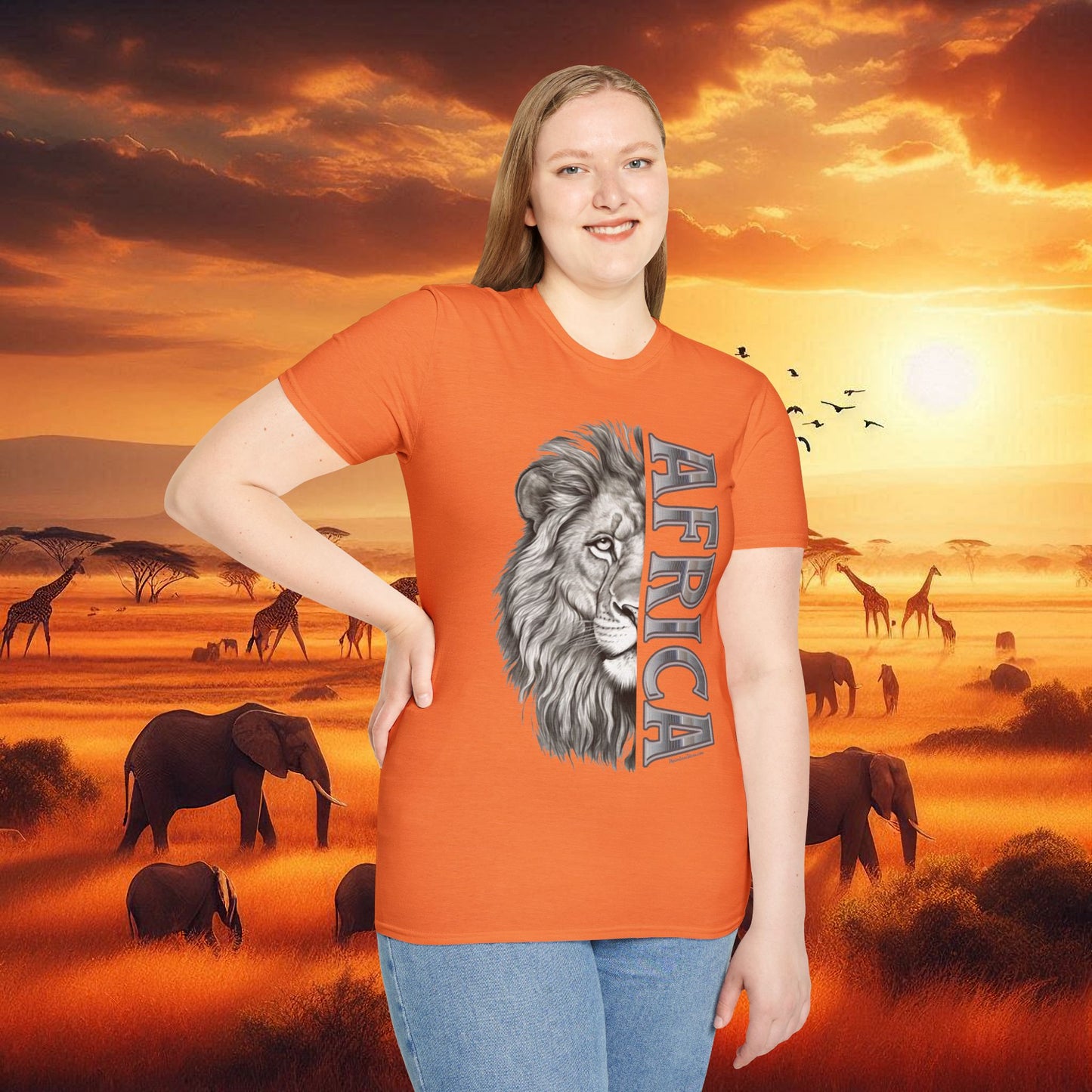 Lion Africa T-Shirt - Unisex