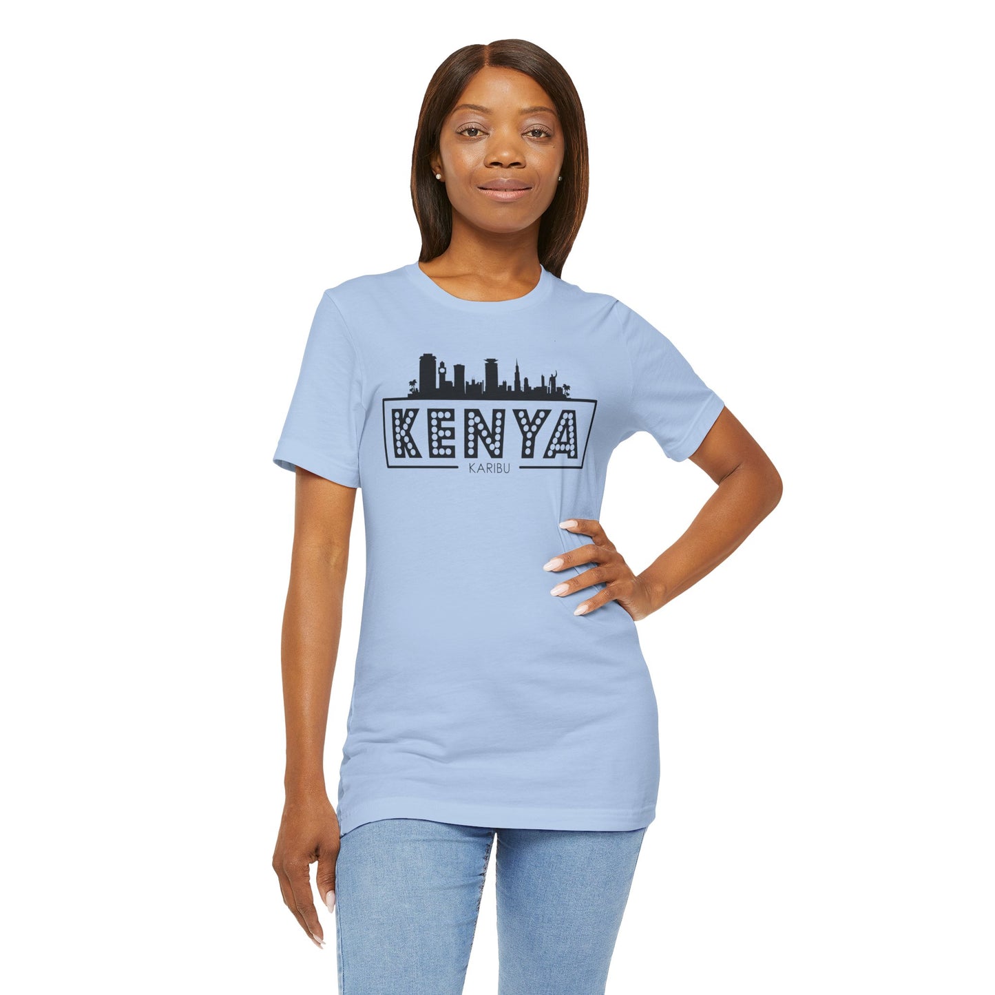Kenya Karibu Travel Tee - Celebrate Culture & Travel