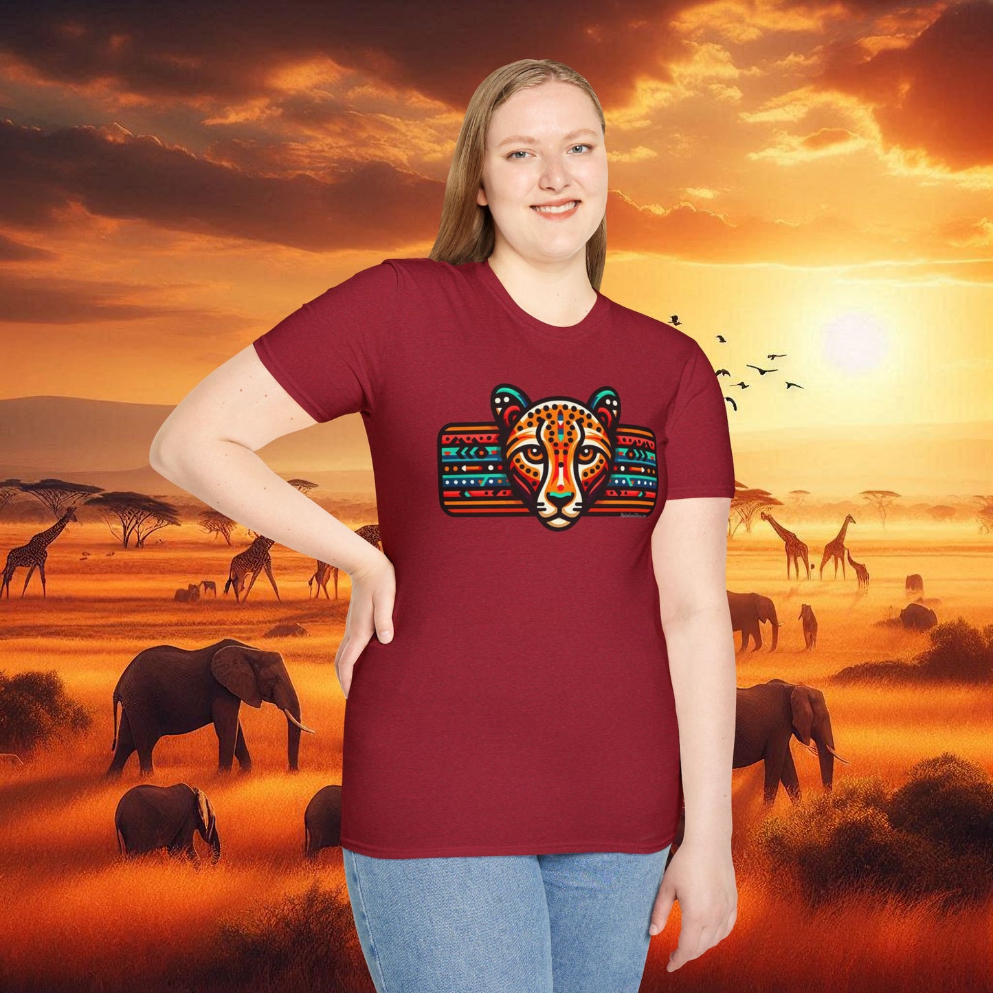 Leopard Tee Unisex Softstyle T-Shirt