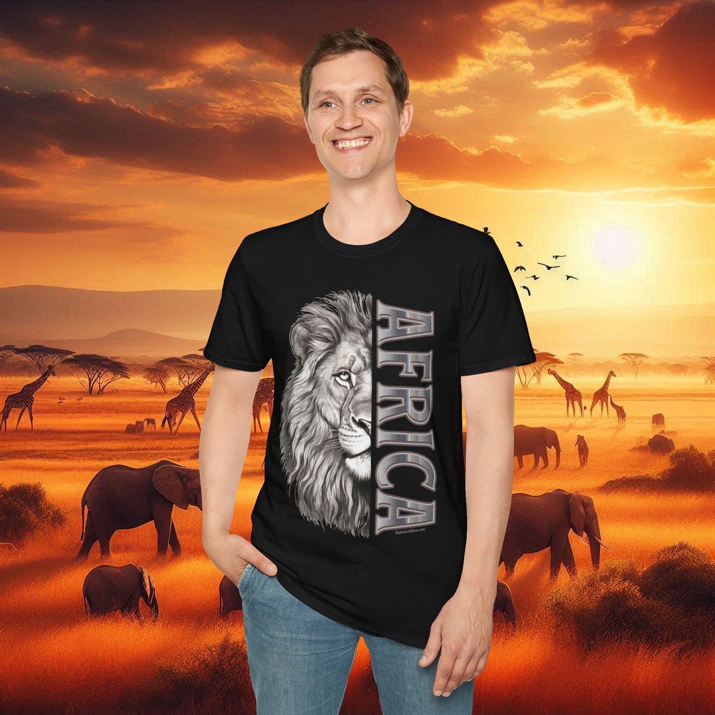 Lion Africa T-Shirt - Unisex