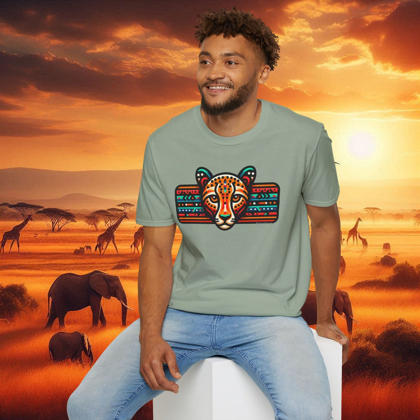 Leopard Tee Unisex Softstyle T-Shirt