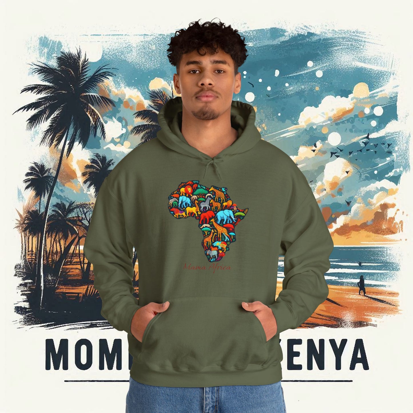 Mama Africa Unisex Heavy Blend™ Hooded Sweatshirt