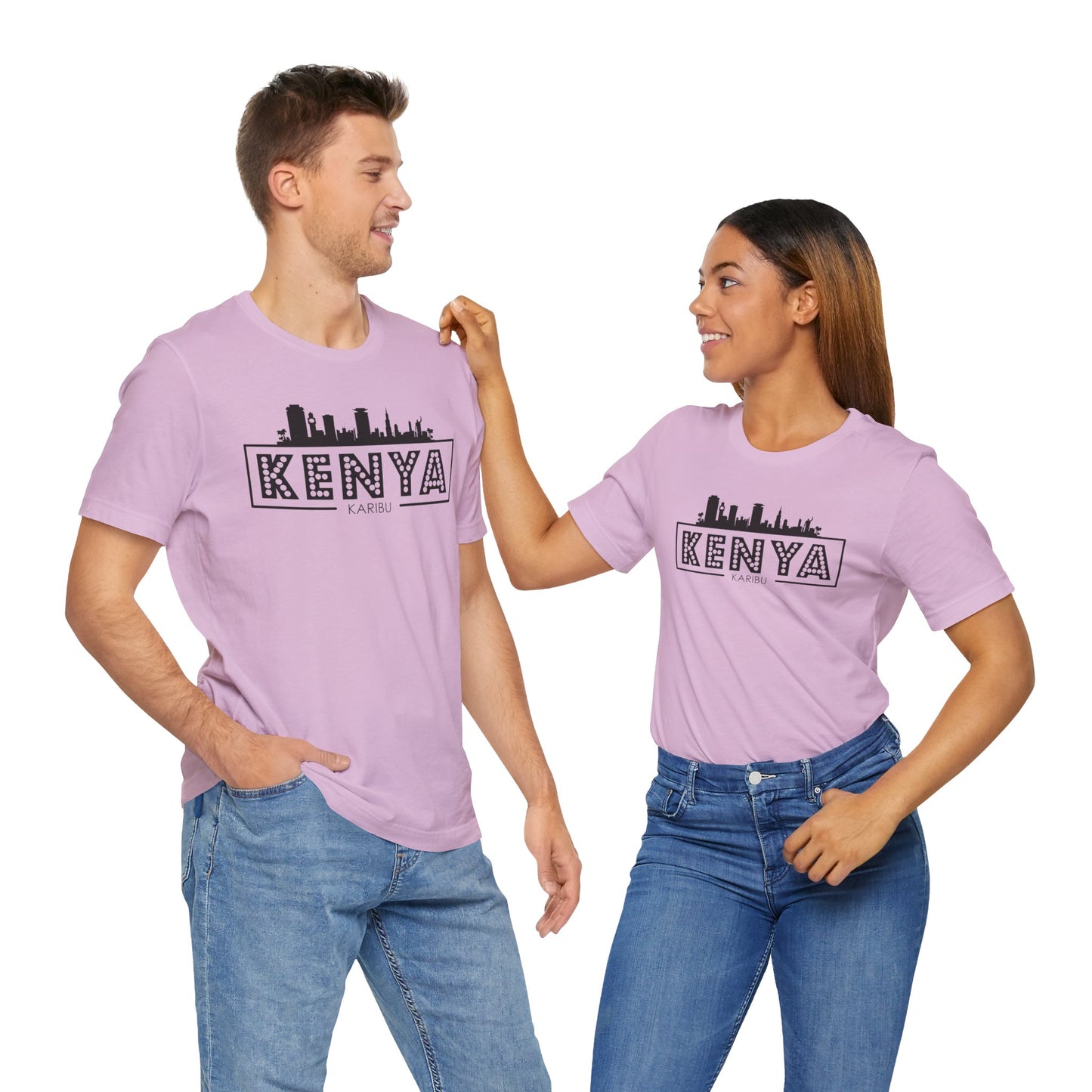 Kenya Karibu Travel Tee - Celebrate Culture & Travel