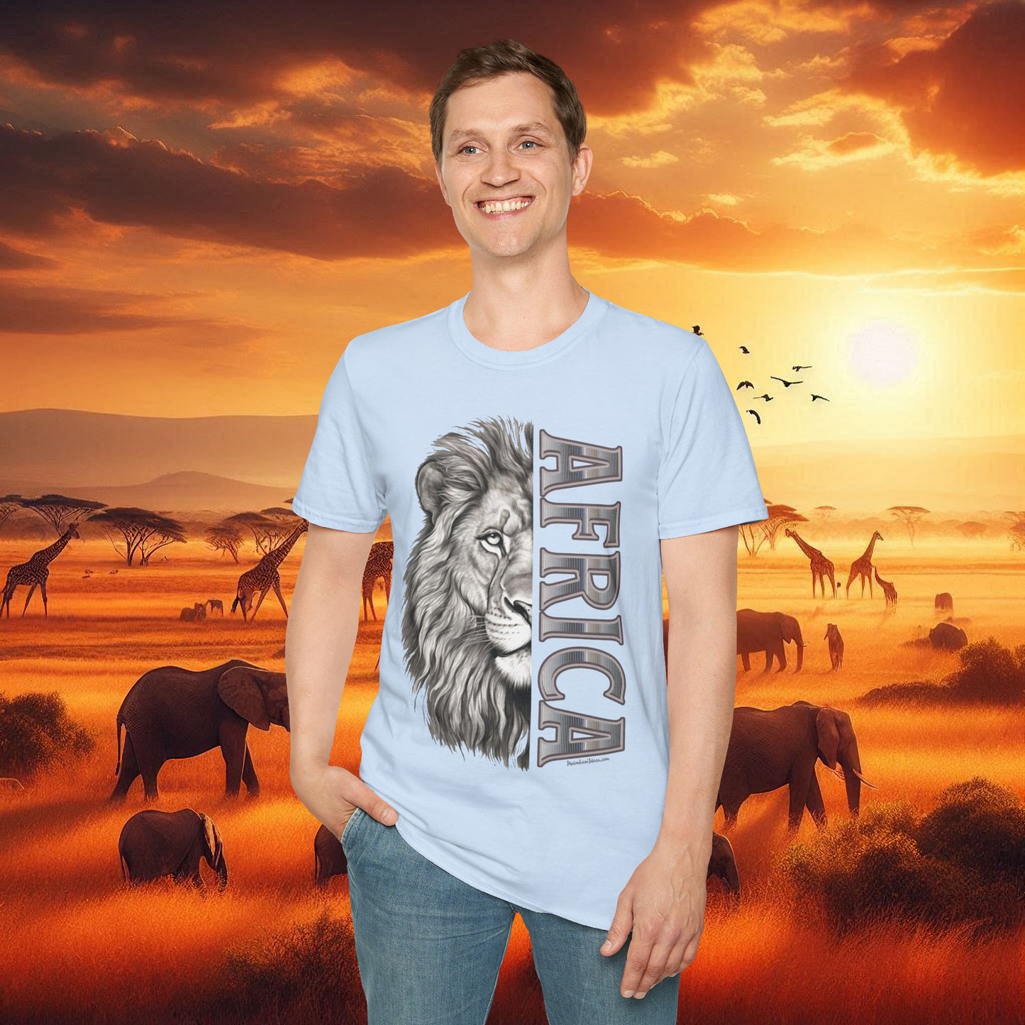 Lion Africa T-Shirt - Unisex
