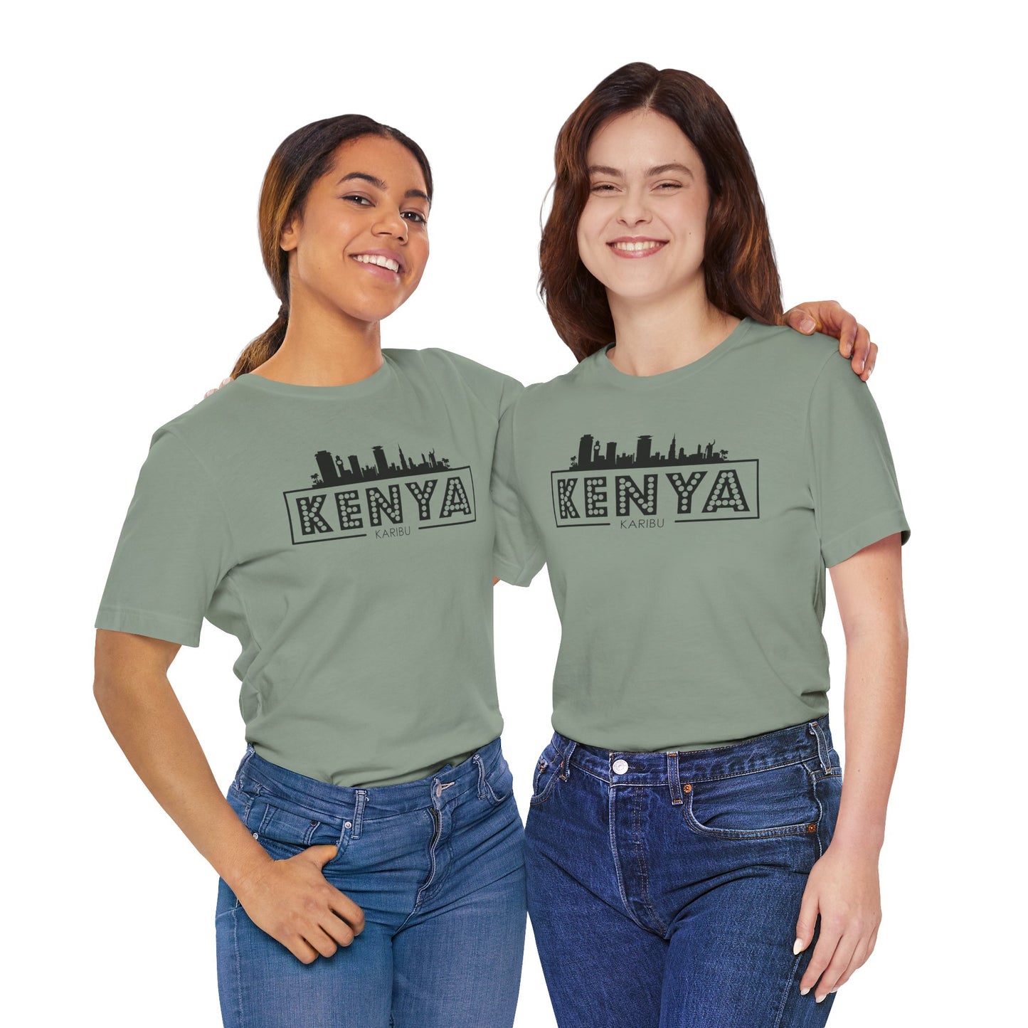Kenya Karibu Travel Tee - Celebrate Culture & Travel