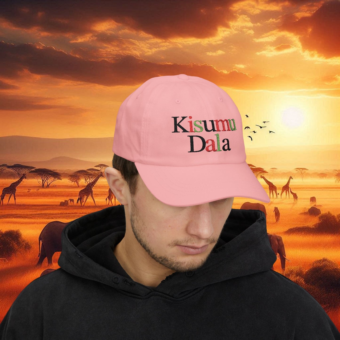 Kisumu Embroidered Cap in Multi-Color