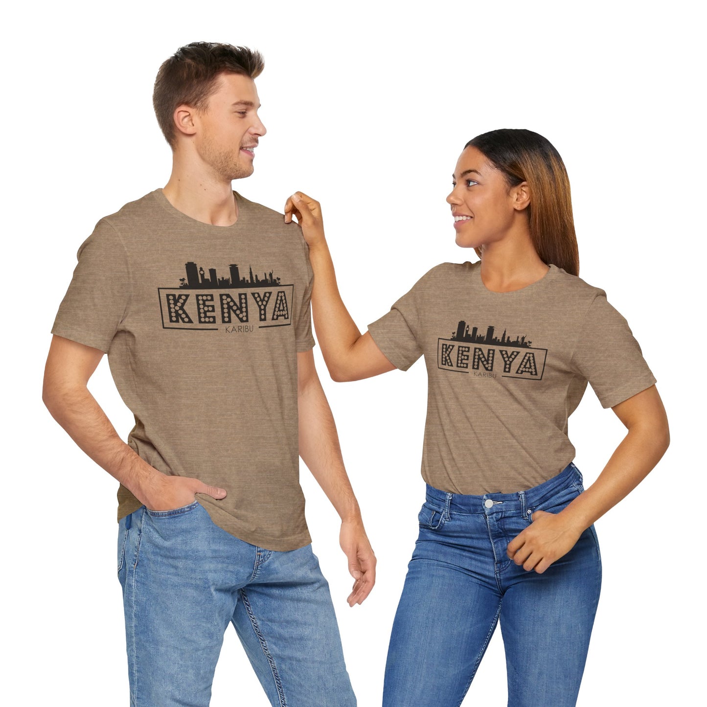 Kenya Karibu Travel Tee - Celebrate Culture & Travel