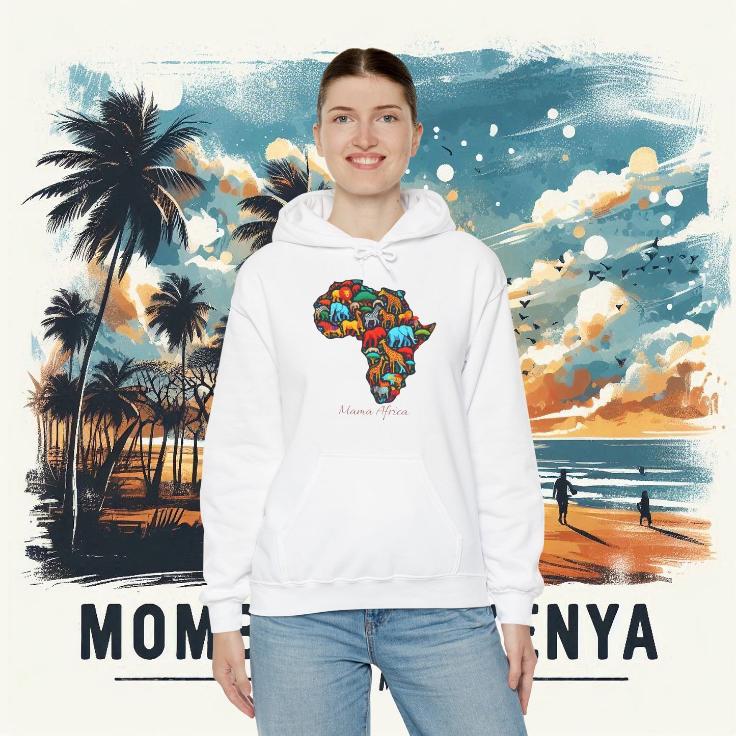 Mama Africa Unisex Heavy Blend™ Hooded Sweatshirt