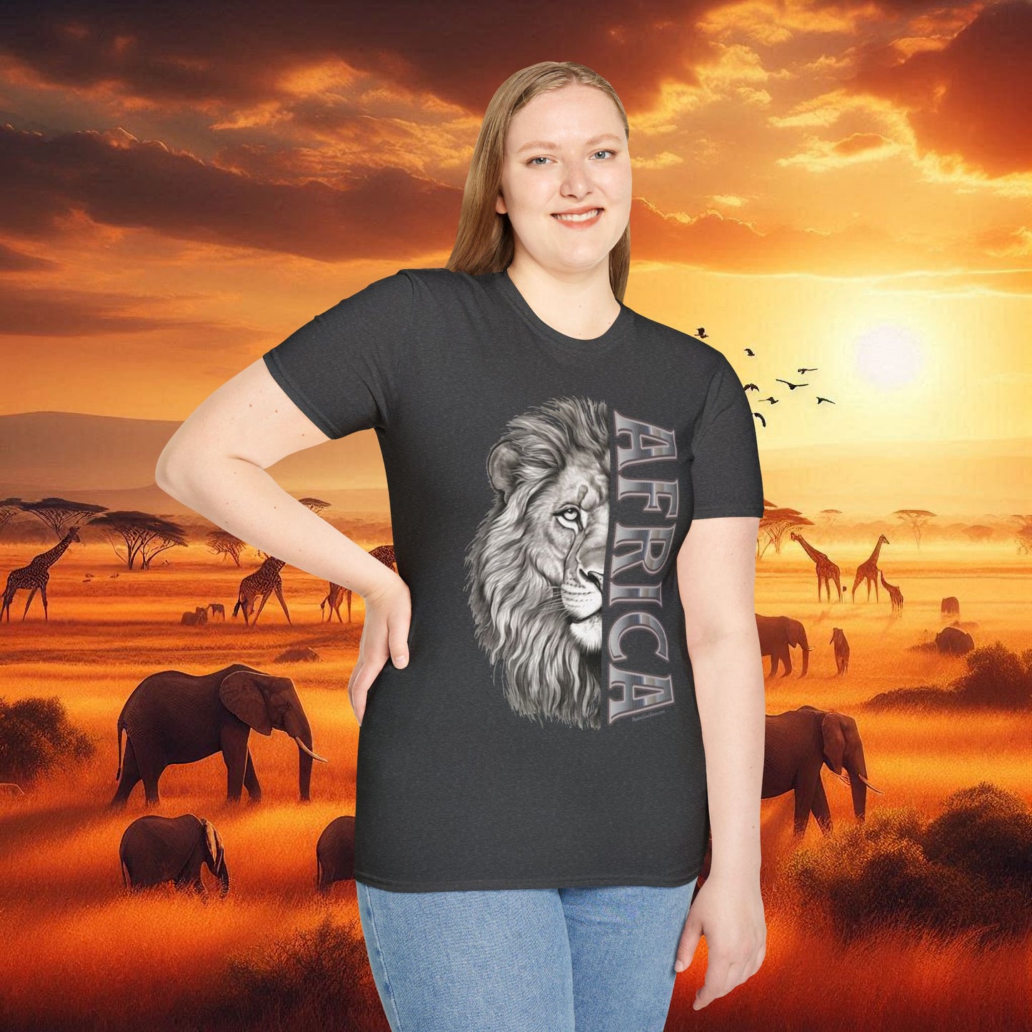 Lion Africa T-Shirt - Unisex