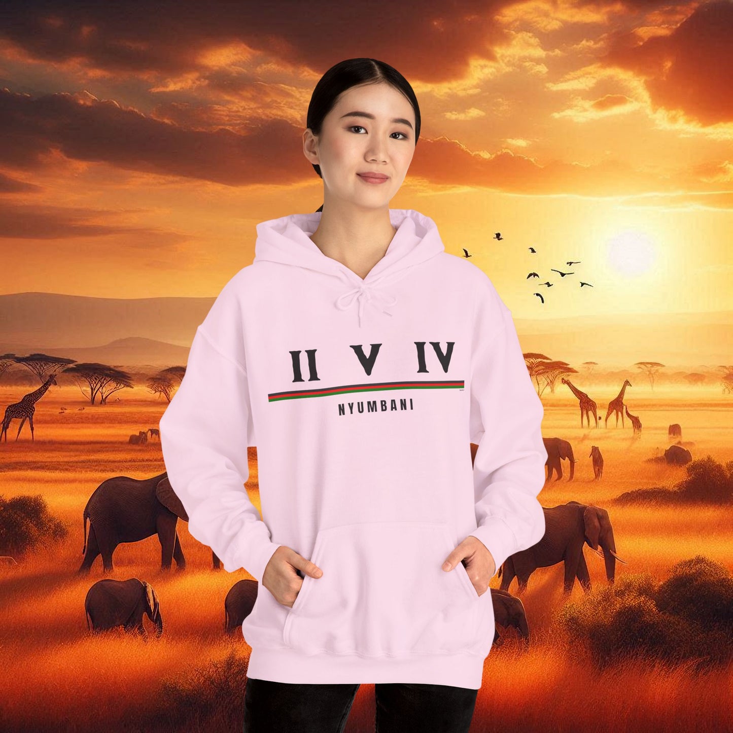Kenya 254 Home Hooded Sweatshirt