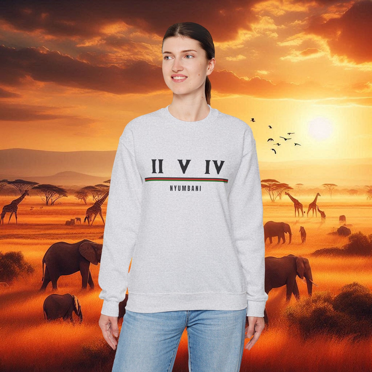 Kenyan 254 Flag Unisex Sweatshirt