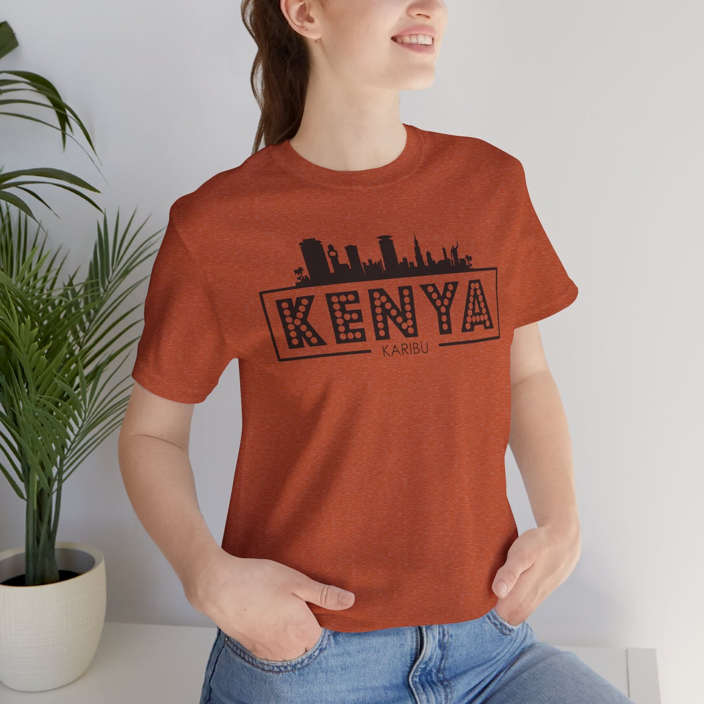 Kenya Karibu Travel Tee - Celebrate Culture & Travel