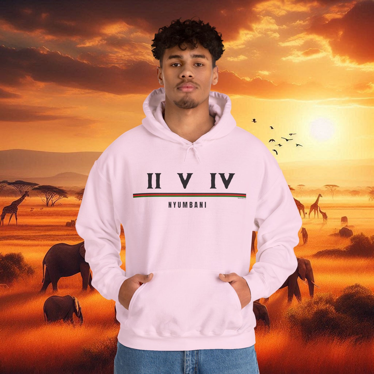 Kenya 254 Home Hooded Sweatshirt