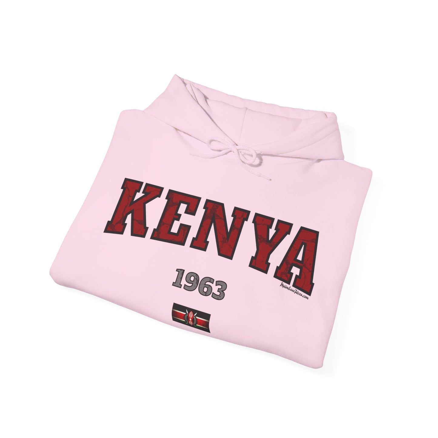 Kenyan 1963 Hooded Sweatshirt with Flag Design