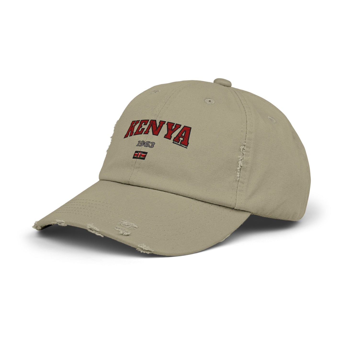 Kenya 1963 Unisex Distressed Cap