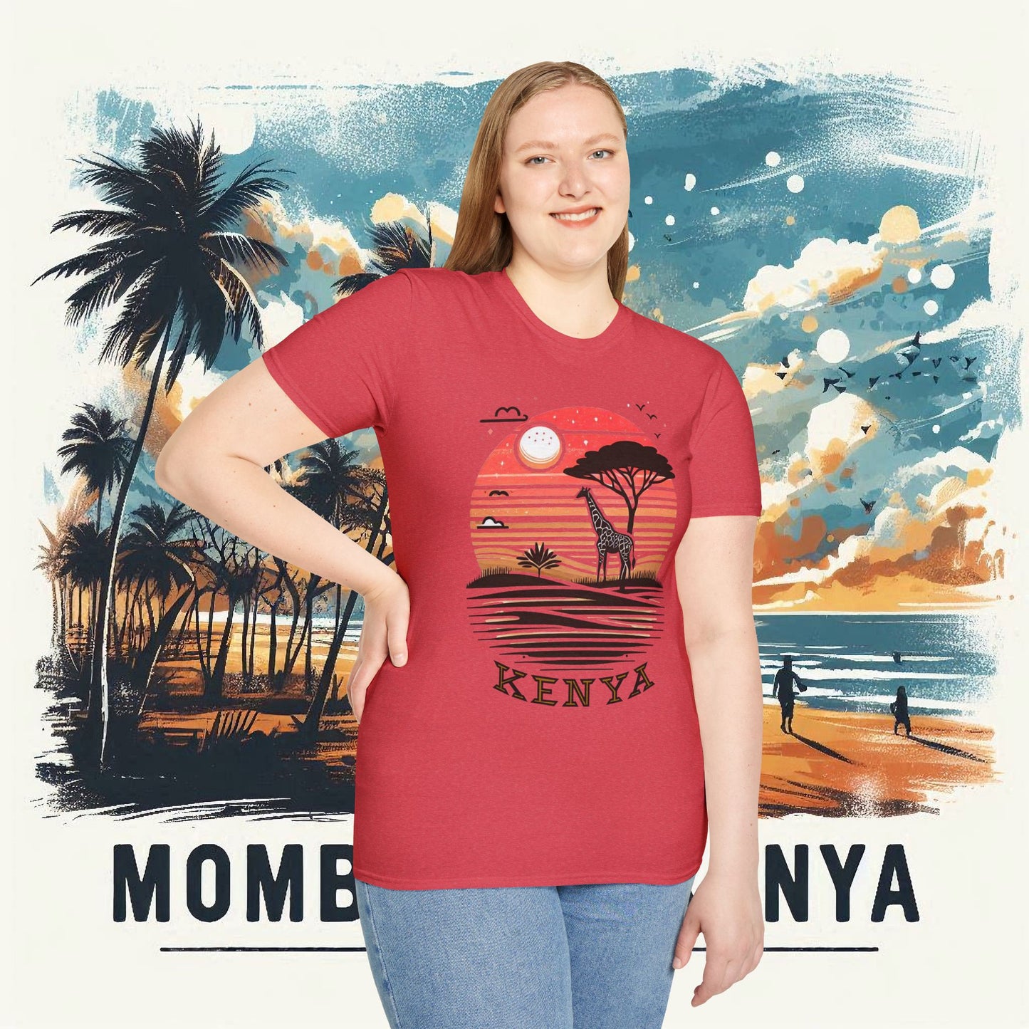 Kenya SavanUnisex Softstyle T-Shirt