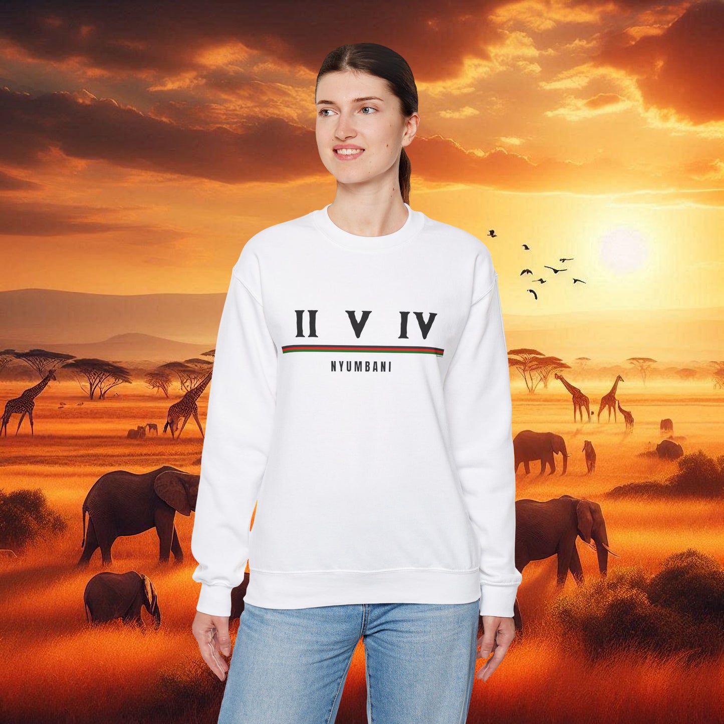 Kenyan 254 Flag Unisex Sweatshirt