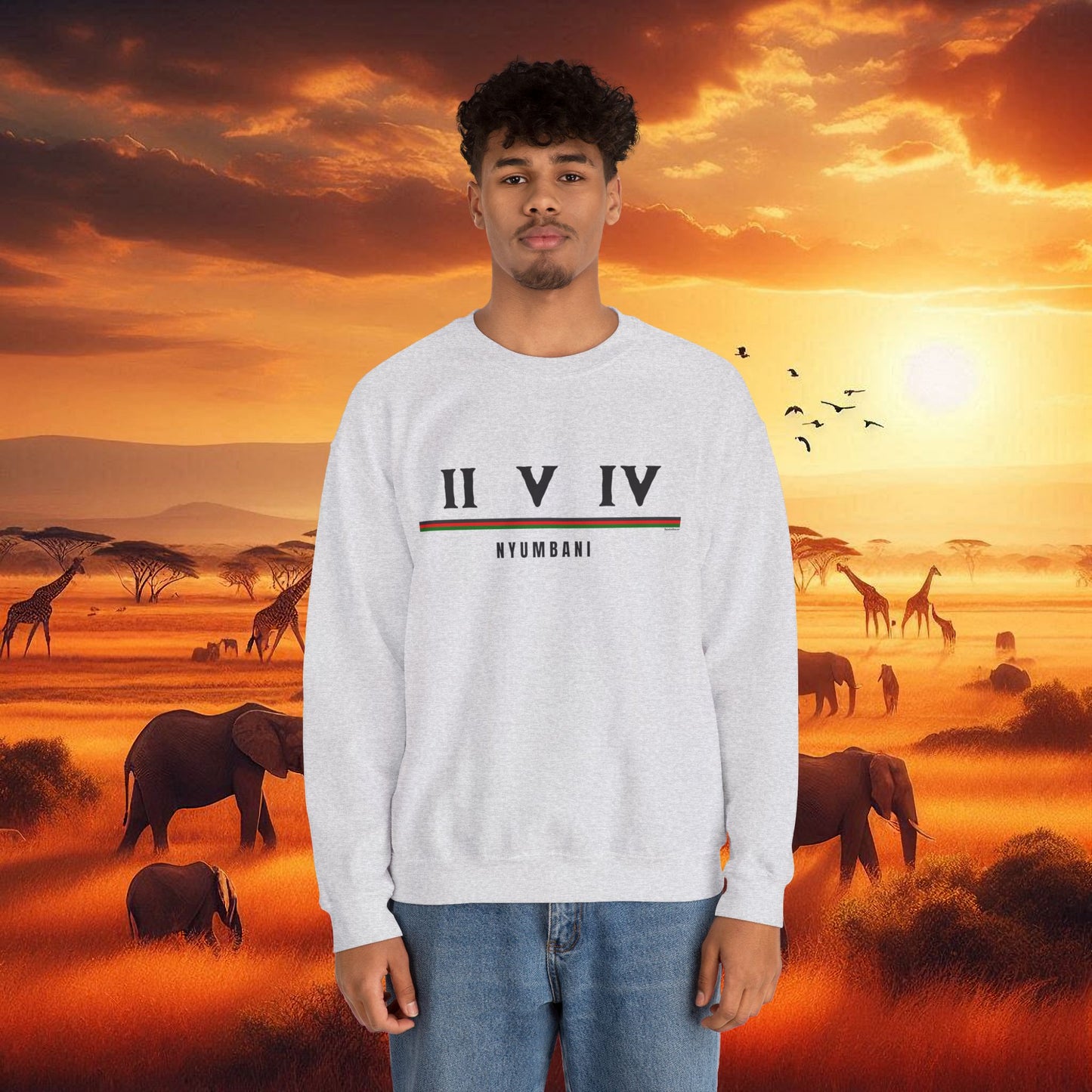 Kenyan 254 Flag Unisex Sweatshirt