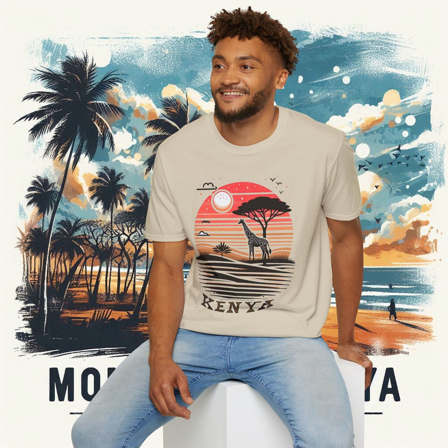 Kenya SavanUnisex Softstyle T-Shirt