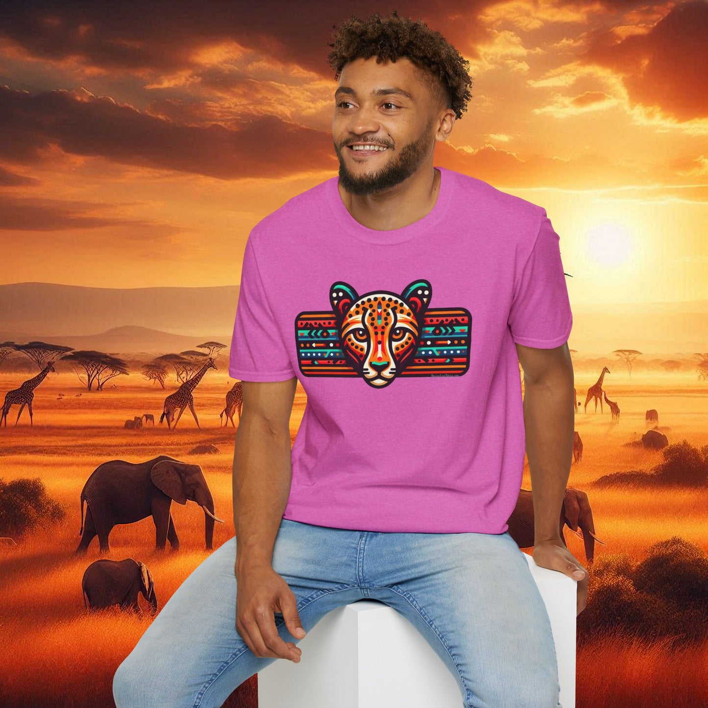 Leopard Tee Unisex Softstyle T-Shirt