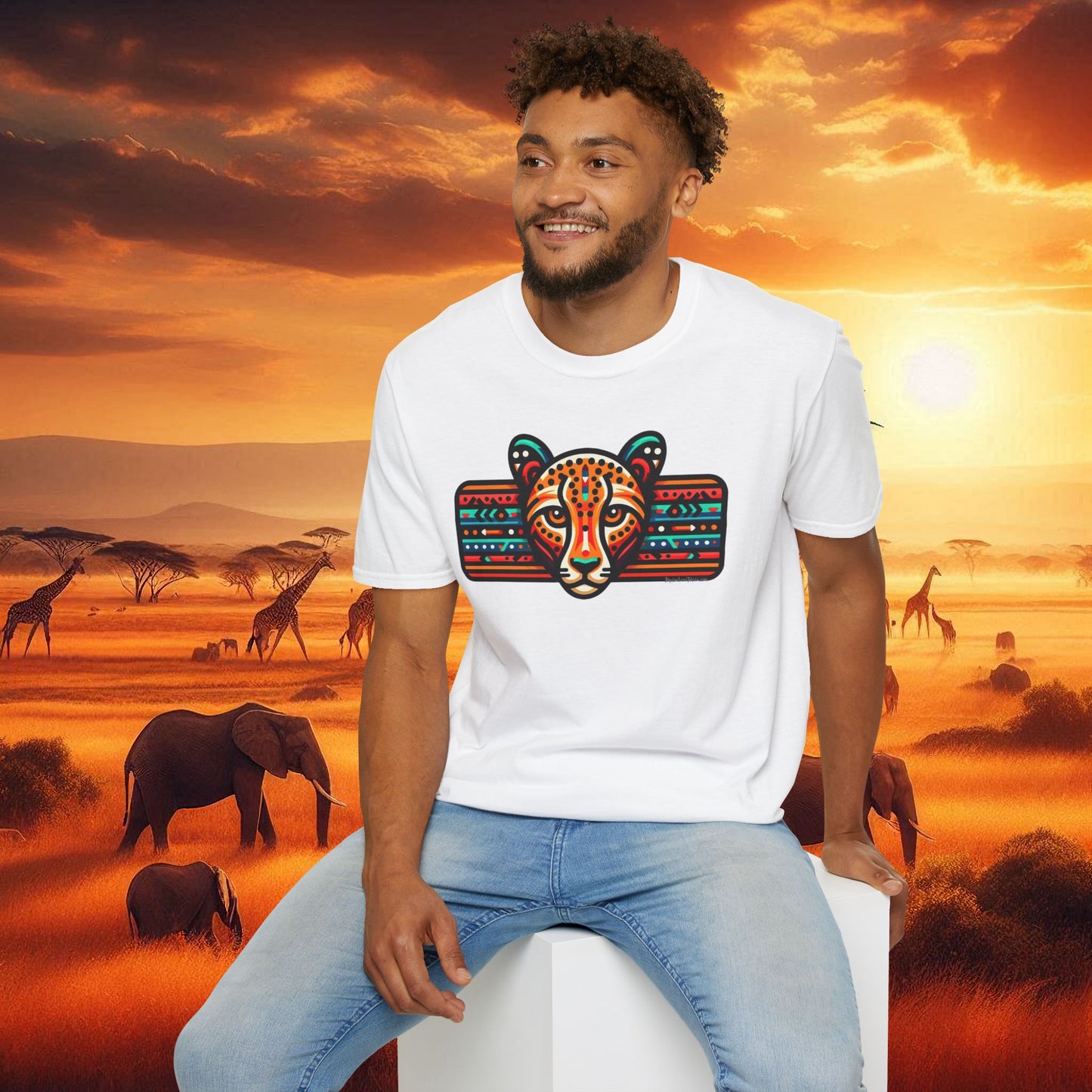 Leopard Tee Unisex Softstyle T-Shirt