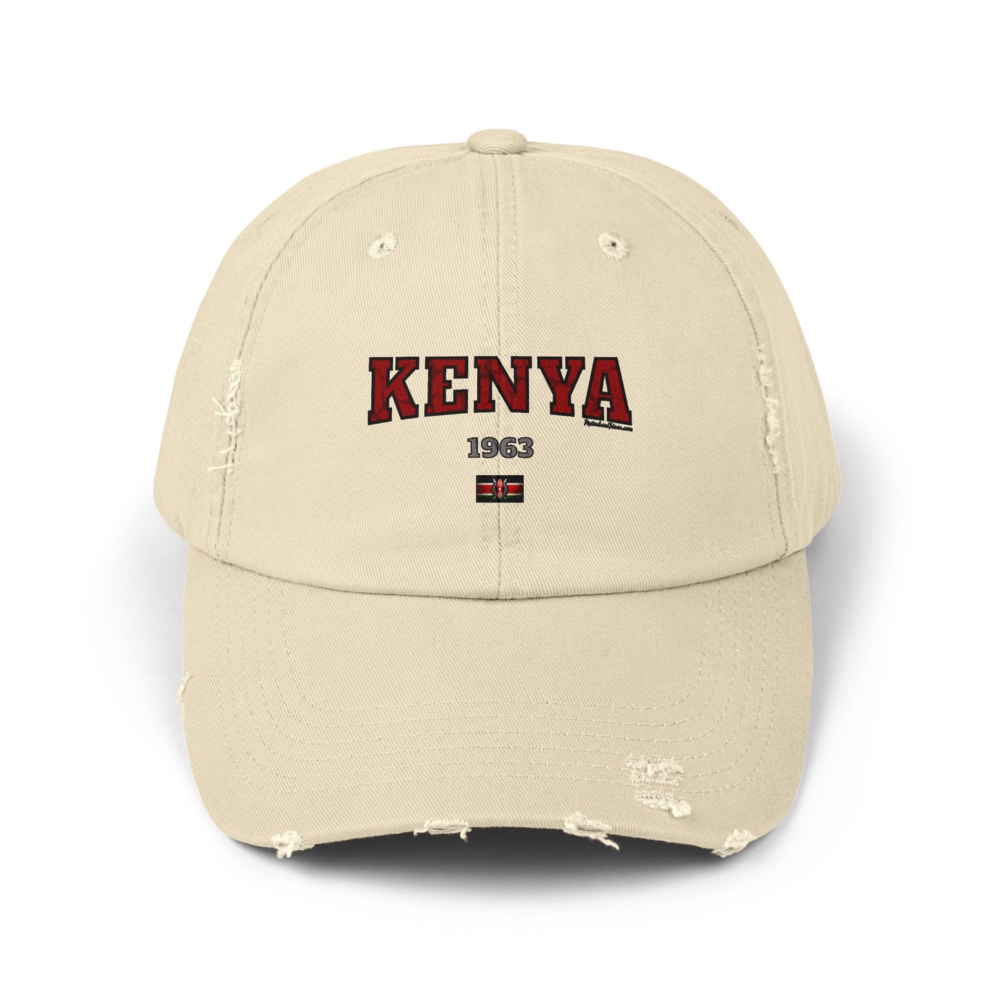 Kenya 1963 Unisex Distressed Cap